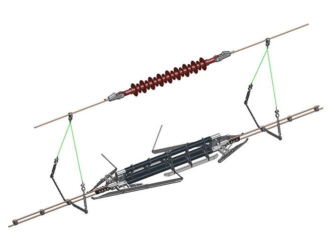 电气化铁路接触网用分段绝缘器(梭式b型)