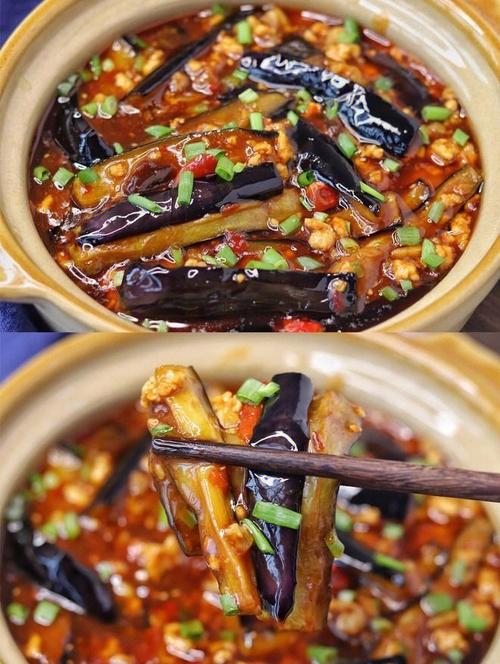 开胃下饭菜巨简单的家常鱼香茄子煲
