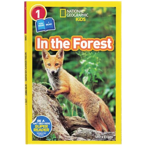 in the forest在森林里 国家地理分级阅读初阶 level1低幼儿童英语
