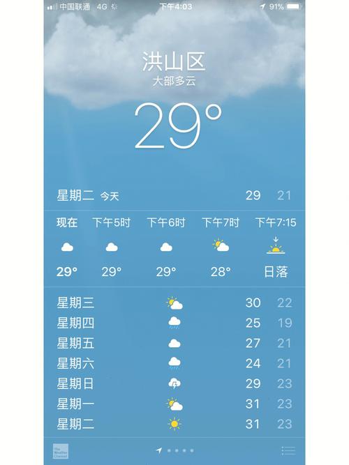 武汉明天的天气怎么样