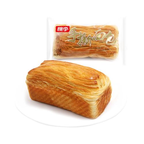 【新鲜短保】桃李手撕面包营养早餐零食网红软面包糕点800g×1箱