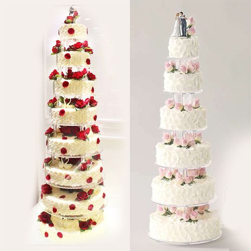 蛋糕模型仿真架子6层8层10层新款网红婚礼假蛋糕样品摆放—仿真水果