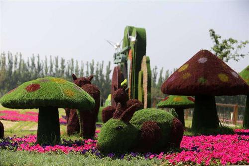 北京大型立体绿雕厂家仿真绿雕公司绿雕动物制作厂家