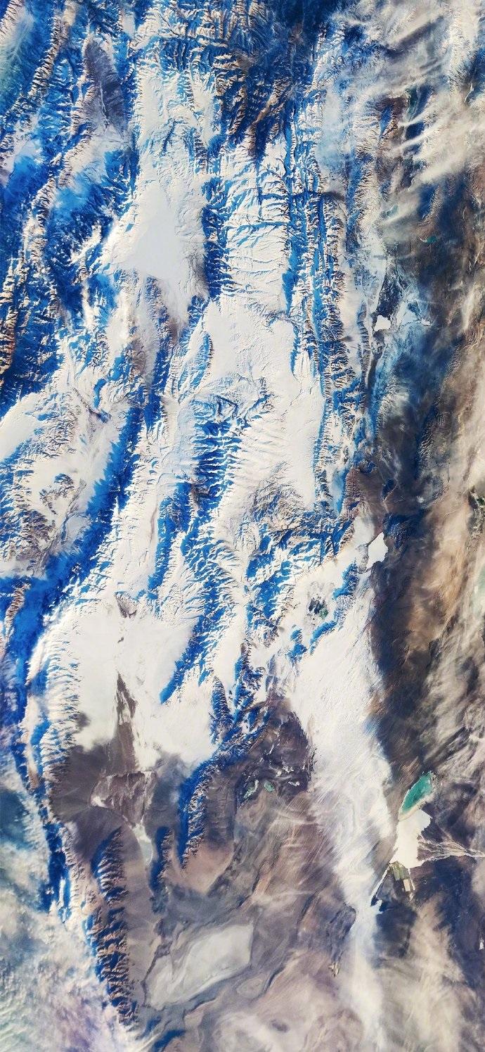小米10pro一亿像素拍地球第二波壁纸下载昼夜交替冰雪南极