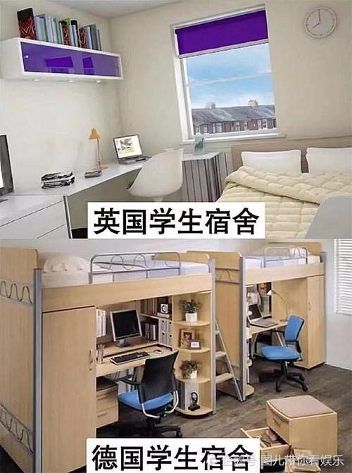 中国学生宿舍vs国外学生宿舍,一个比一个