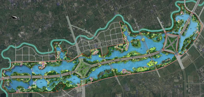 规划》)   此外,项目还有两大公园环绕,一个是沿江安河打造的约800亩