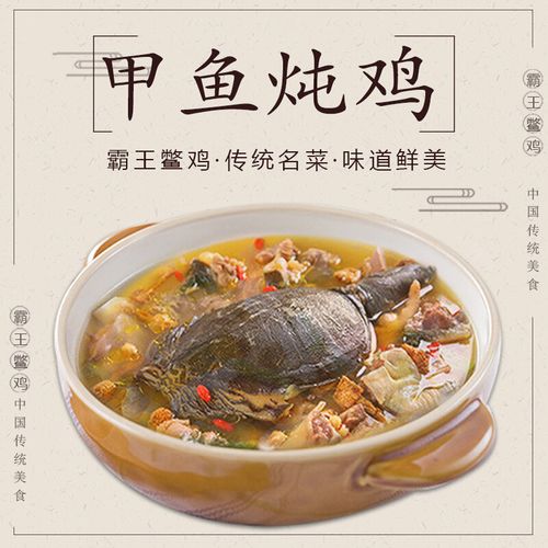 伯贤甲鱼炖鸡肉传统名菜【霸王鳖鸡】大甲鱼2年老母鸡1500g