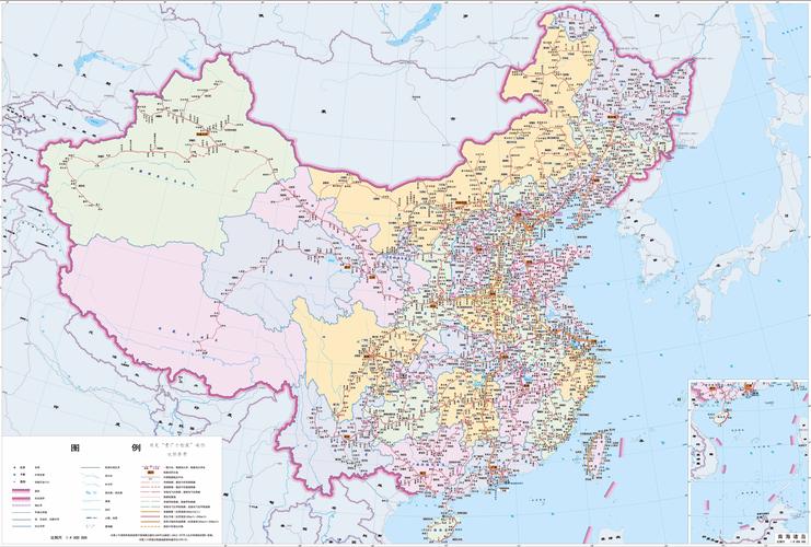 中国铁路客运全图(注线版)_交通地图库_地图窝