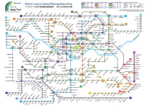 首尔地铁图2021