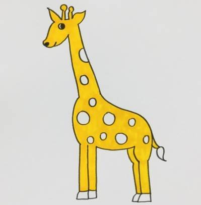简笔画长颈鹿简笔画长颈鹿的画法