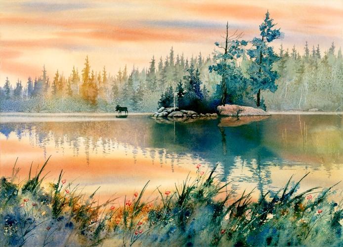 美国画家gary spetz的水彩风景作品欣赏