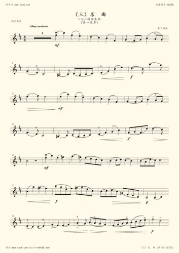 b小调协奏曲(第一乐章)【里丁格曲】-上海音乐学院小提琴考级第1册