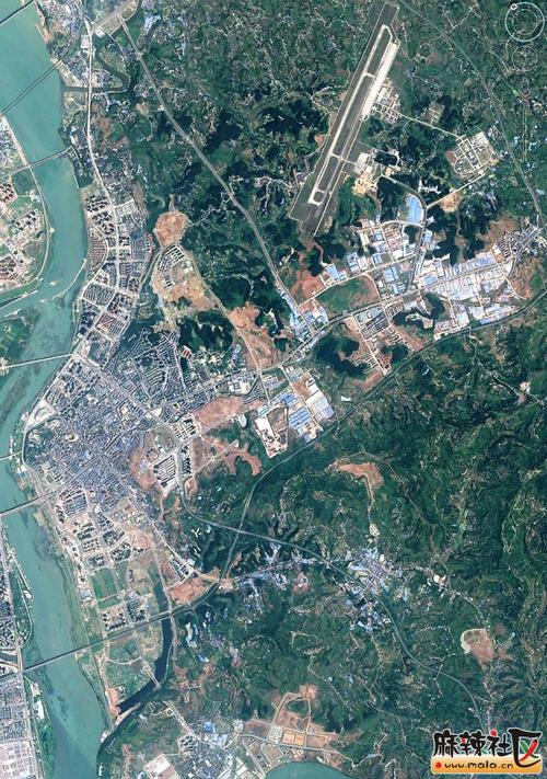 南充市最新卫星影像2017年5月17日谷歌地球最新更新