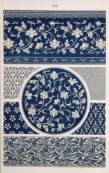 中国古代青花蓝纹饰传统艺术设计之美