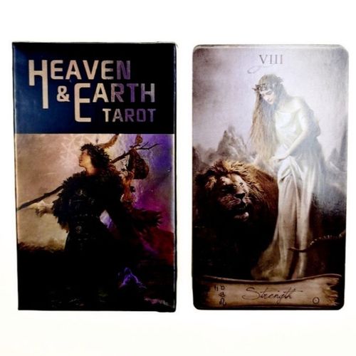 有中文说明 新款天和地之塔罗牌 heaven&earth tarot kit英文卡牌