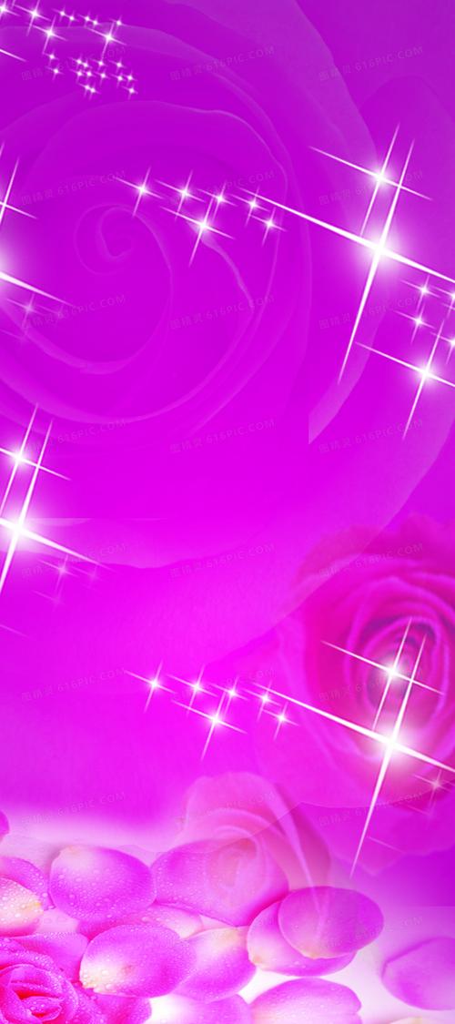 psd美甲纹绣展架紫色紫红色文艺小清新简约图精灵为您提供浪漫梦幻