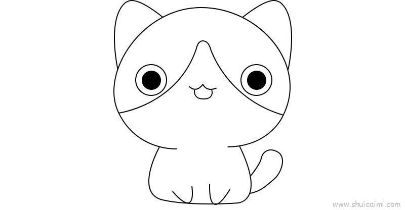 猫儿童画怎么画猫简笔画简单又好看