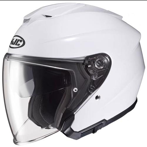 镜片hjci30半盔摩托车夏季机车头盔四季电动摩托车头盔