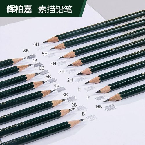 绘图美术用品软中硬工具设计构图素描铅笔专业学生专用全套2h-8b铅笔