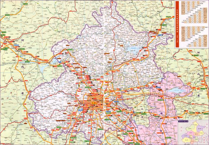 北京地图全图