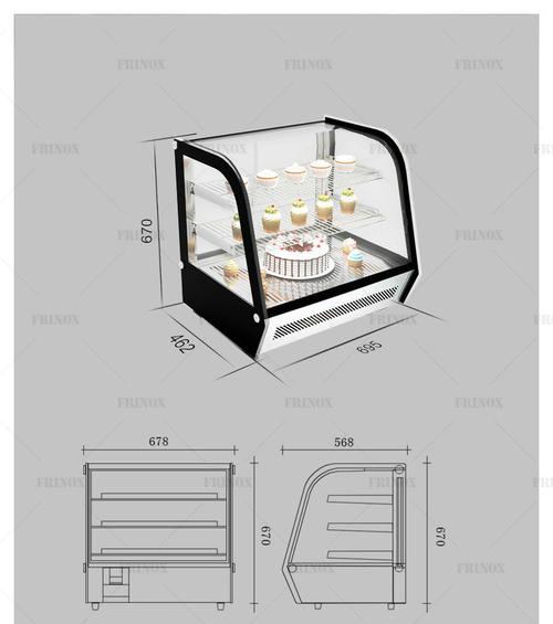 新款上市 tr120台式糕点展示柜 台式弧形蛋糕柜 陈列柜冷藏柜
