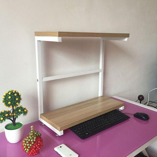 蔓斯菲尔(msfe) 显示器增高架打印机架桌上架子钢木办公家具置物架