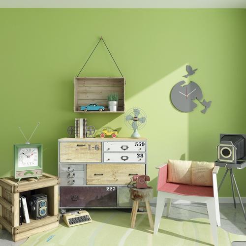 绿色壁纸家用室内蚕丝小清新绿壁纸卧室电视背景墙无纺布墙纸温馨 淡