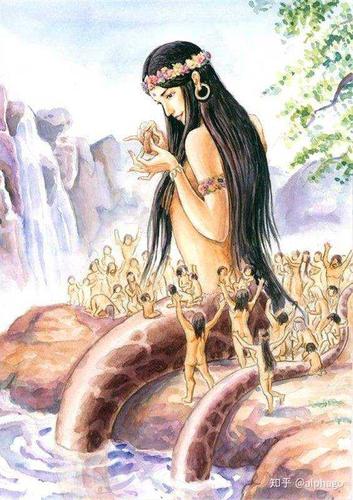为什么神话传说中女娲是蛇尾人身,古代人民没有给女娲设定一个完美的