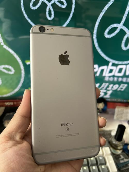 429元美版iphone6splus64g深空灰色换了金色后盖三网无锁5