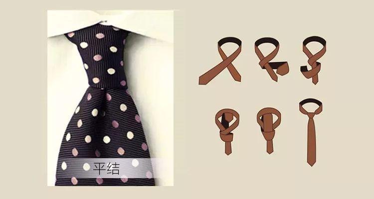 平结,温莎结和半温莎结是三种传统的领带打法.