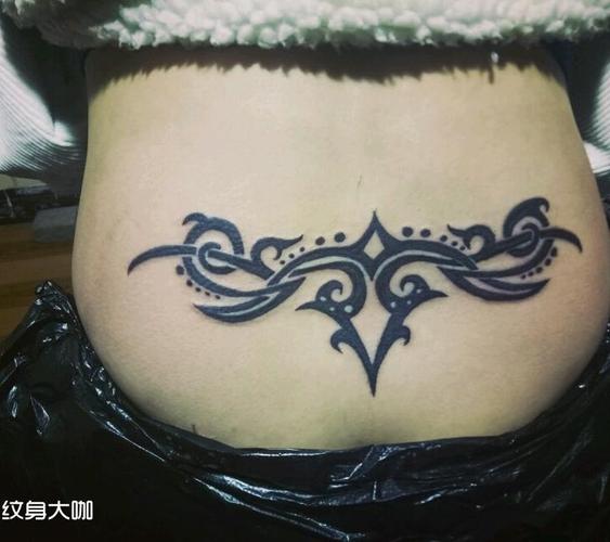 腰花 图腾_纹身图案手稿图片_刘阳的纹身作品集