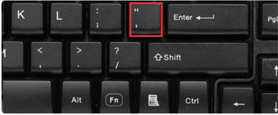 方法如下: 1,在键盘上找到引号键,确认键的前一个键,单引号不按shift
