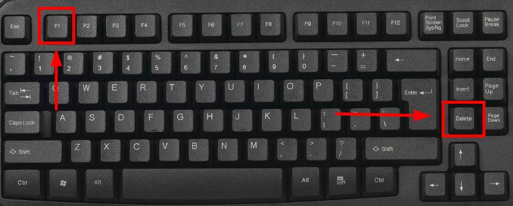 del键盘上哪个位置