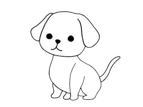 狗怎么画简笔画狗怎么画简笔画可爱