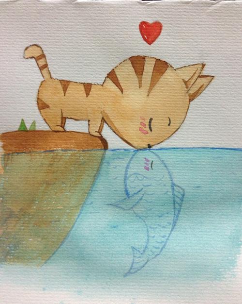 猫和鱼的爱恋