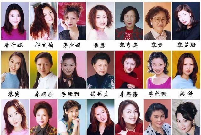 香港tvb189位女演员大合集能认识50位以上的都是牛人