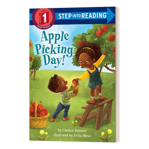 into reading 1 apple picking day 摘苹果的一天 英文版 进口英语