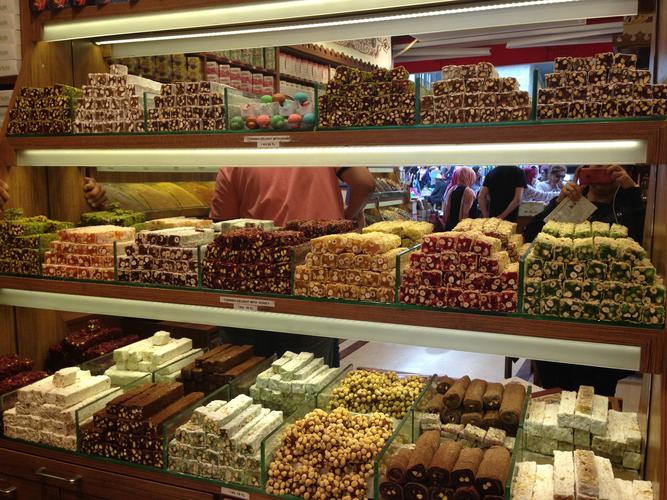 土耳其特产malatya pazari进口零食蜂蜜坚果手工土耳其软糖礼盒装