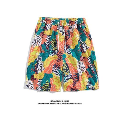 夏威夷风短裤男夏季花裤衩vintage潮流宽松沙滩五分裤海边度假