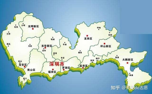 深圳现在地图