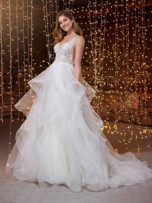 超美的超可爱的高定堆叠式大蓬蓬裙公主婚纱