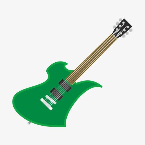 绿色吉他
