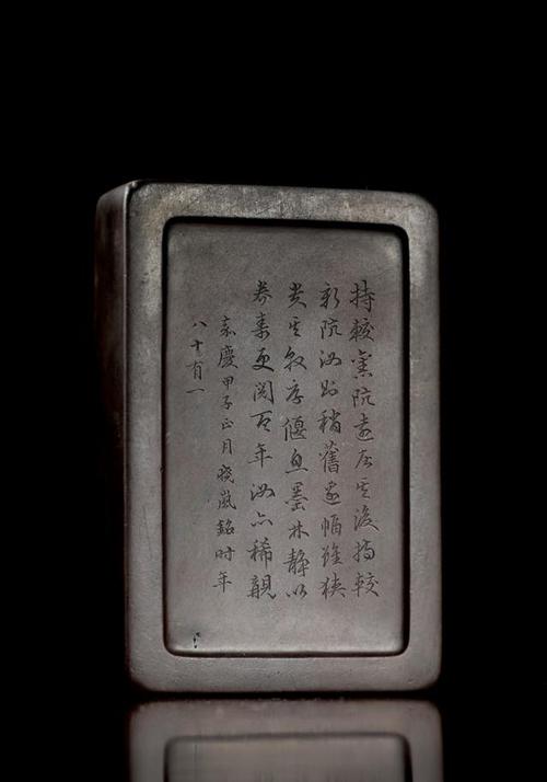 中国历史上最为著名的四本砚台专谱,乾隆钦定《西清砚谱》,纪晓岚《阅