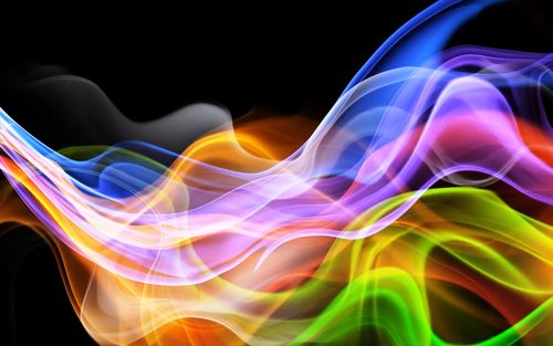 3d abstract colorful smoke wallpaper
