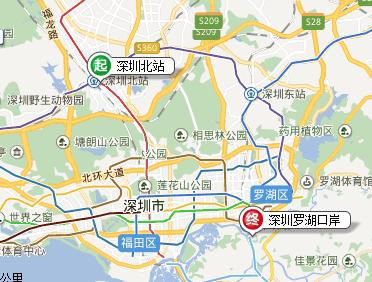 深圳福田区离哪个高铁站近