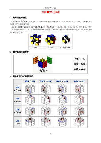 三阶魔方七步法.pdf