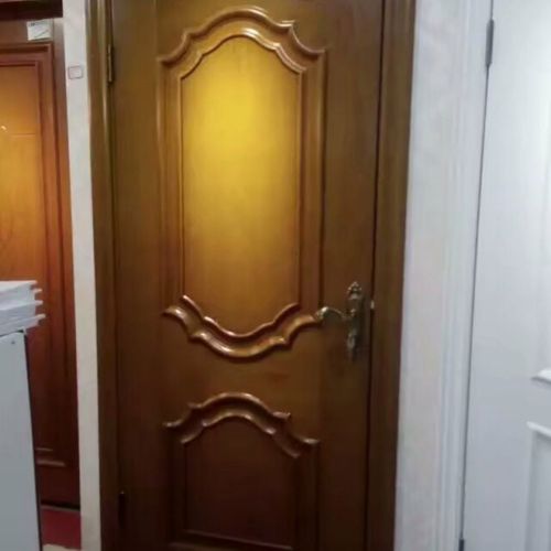 厂家直销实木复合扣线门烤漆门卧室房间门平开门实木门欧式风格门