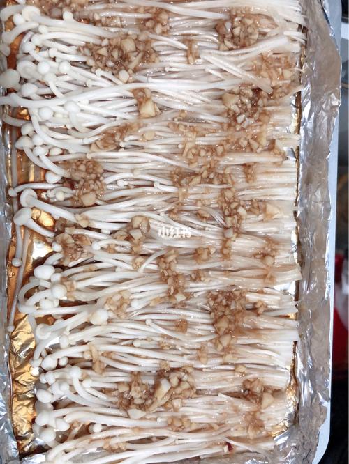 烤箱烤制金针菇