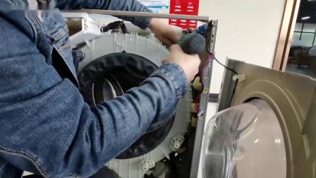 海尔滚筒洗衣机三脚架轴承拆卸视频参考