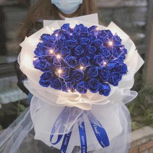 玫瑰花束生日蓝色妖姬图片